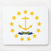Staatsflagge der Insel Rhode Mousepad (Vorne)