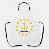 Staatsflagge der Insel Rhode Schürze (Vorderseite)