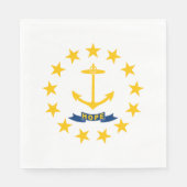 Staatsflagge der Insel Rhode Serviette (Vorderseite)