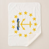 Staatsflagge der Insel Rhode Sherpadecke (Vorderseite)