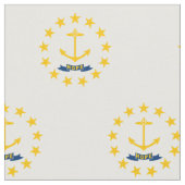 Staatsflagge der Insel Rhode Stoff (Nahaufnahme)