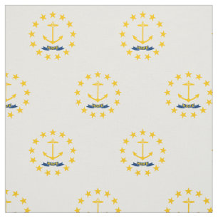Staatsflagge der Insel Rhode Stoff
