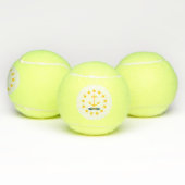 Staatsflagge der Insel Rhode Tennisbälle (Multi)