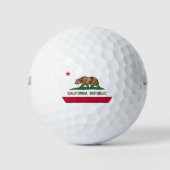 Staatsflagge der Republik Kalifornien Golfball (Vorderseite)