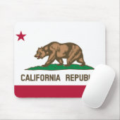 Staatsflagge der Republik Kalifornien Mousepad (Mit Mouse)