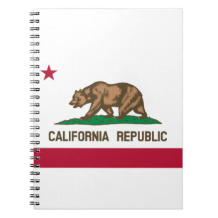 Staatsflagge der Republik Kalifornien Notizblock