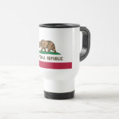 Staatsflagge der Republik Kalifornien Reisebecher (VorderseiteRechts)