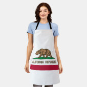 Staatsflagge der Republik Kalifornien Schürze (Getragen)