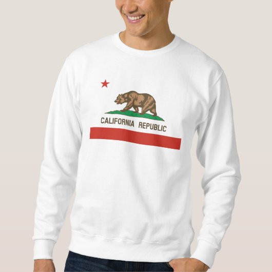 Staatsflagge der Republik Kalifornien Sweatshirt (Vorderseite)