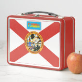 Staatsflagge der USA - Florida Metall Brotdose (Beispiel)