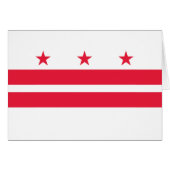 Staatsflagge der Washington DC (Vorderseite (Horizontal))