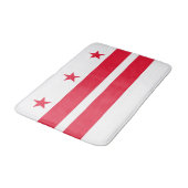 Staatsflagge der Washington DC Badematte (Schrägansicht)