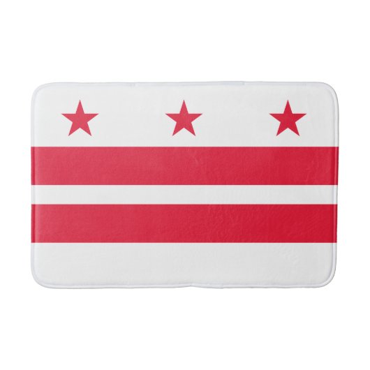 Staatsflagge der Washington DC Badematte (Vorderseite)