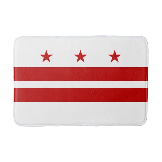 Staatsflagge der Washington DC Badematte (Vorderseite)