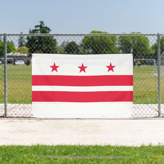Staatsflagge der Washington DC Banner (InSitu)