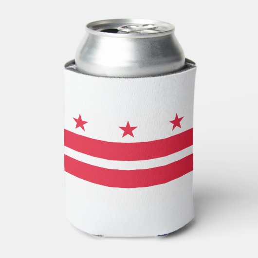 Staatsflagge der Washington DC Dosenkühler (Kanne Vorderseite)