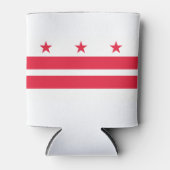 Staatsflagge der Washington DC Dosenkühler (Vorderseite)