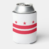 Staatsflagge der Washington DC Dosenkühler (Kanne Rückseite)