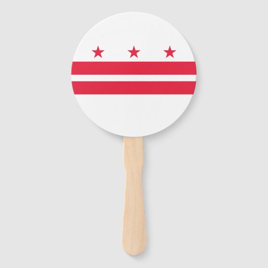 Staatsflagge der Washington DC Fächer (Vorderseite)