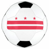 Staatsflagge der Washington DC Fußball (Vorderseite)
