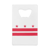 Staatsflagge der Washington DC Geldbeutel Flaschenöffner (Rückseite)