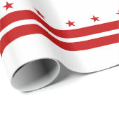 Staatsflagge der Washington DC Geschenkpapier (Rolleneckpunkt)