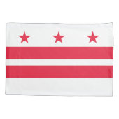Staatsflagge der Washington DC Kissenbezug (Rückseite)