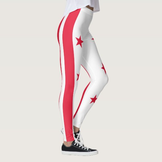 Staatsflagge der Washington DC Leggings (Rechts)