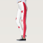 Staatsflagge der Washington DC Leggings (Links)