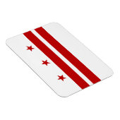 Staatsflagge der Washington DC Magnet (Rechte Seite)