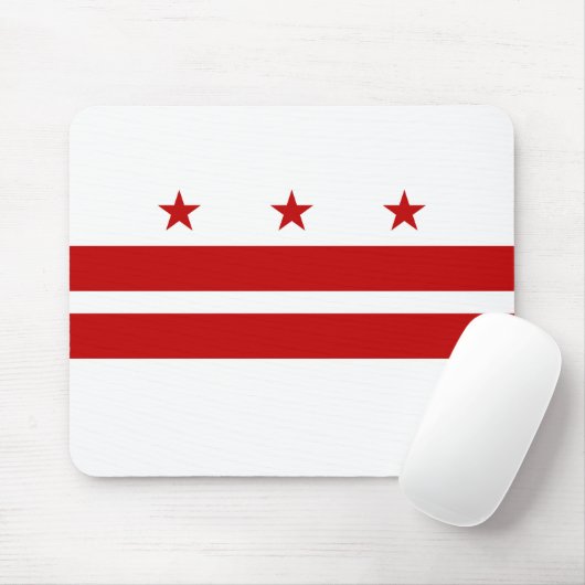 Staatsflagge der Washington DC Mousepad (Mit Mouse)