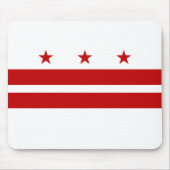 Staatsflagge der Washington DC Mousepad (Vorne)
