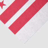 Staatsflagge der Washington DC Seidenpapier (Ausschnitt)