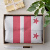 Staatsflagge der Washington DC Seidenpapier (Geschenk)