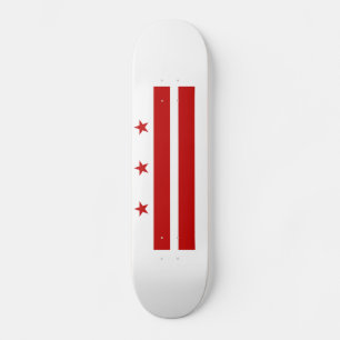 Staatsflagge der Washington DC Skateboard
