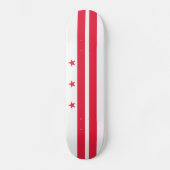 Staatsflagge der Washington DC Skateboard (Vorderseite)