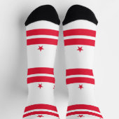 Staatsflagge der Washington DC Socken (Oben)