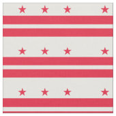 Staatsflagge der Washington DC Stoff (Nahaufnahme)