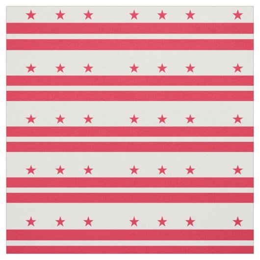 Staatsflagge der Washington DC Stoff (Muster)