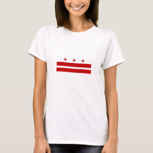 Staatsflagge der Washington DC T-Shirt