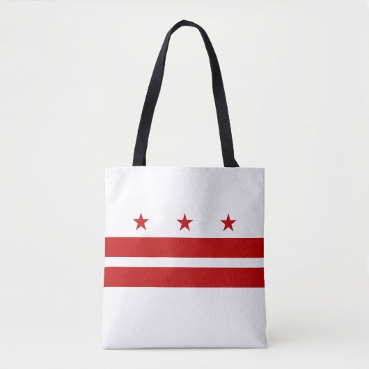 Staatsflagge der Washington DC Tasche (Vorderseite)