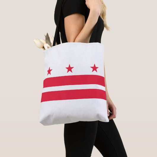 Staatsflagge der Washington DC Tasche (Von Nahem)