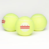 Staatsflagge der Washington DC Tennisbälle (Multi)