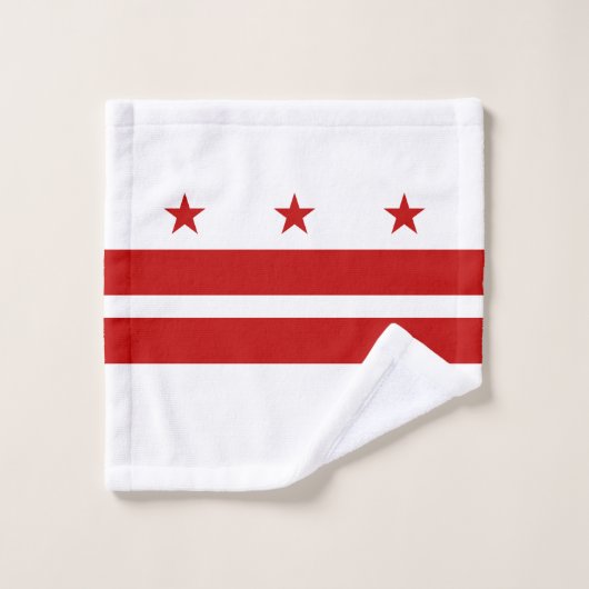 Staatsflagge der Washington DC Waschlappen (Waschlappen)
