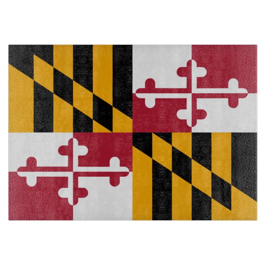 Staatsflagge des dynamischen Maryland Schneidebrett (Vorderseite)