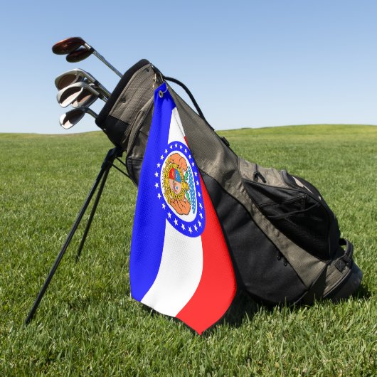 Staatsflagge des Golf Towel von Missouri Golfhandtuch (Gras)