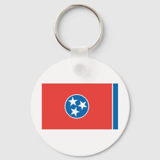 Staatsflagge des offiziellen Tennessees Schlüsselanhänger