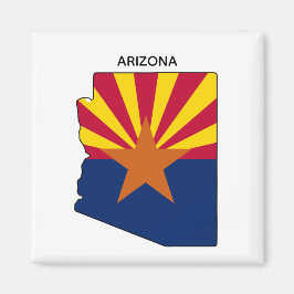 Staatsflagge des Staat Arizona Magnet