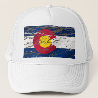 Staatsflagge des Vintagen Retro Colorado Truckerkappe
