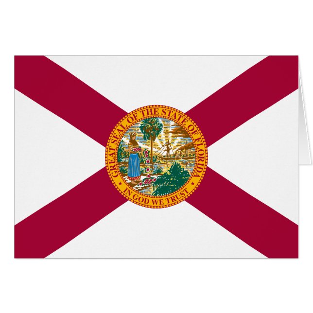 Staatsflagge Florida (Vorderseite (Horizontal))